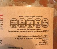 Moms Food Tomato Pasta Sauce Nutrition Label