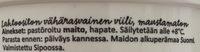 Viili Suomesta (laktoo-siton) Ingredients