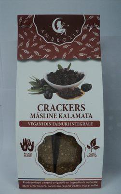 Ambrozia Crackers Vegani Cu Masline Kalamata