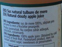 Artesana Suc Natural De Mere Ingredients