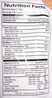 Instant Noodle Artificial Stew Pork Flavor Nutrition Label