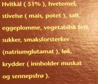 Klstuing Ingredients