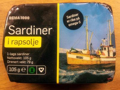 Sardiner I Rapsolje