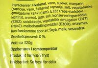 Plsebrd Hurra Ingredients