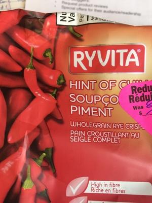 Wholegrain Rye Crisps