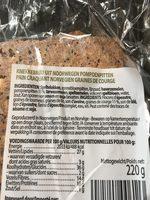 Pain Craquant Norvegien Graines De Courge Ingredients