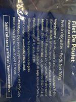 Filet De Poulet Ssame Ingredients