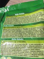 Kebabs Vgtariens Ingredients