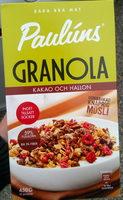 Granola Kakao Och Hallon Report Card
