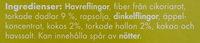 Granola Kakao Och Hallon Ingredients