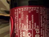 Dr. Pepper Nutrition Label