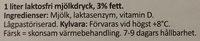 Arla Ko Frsk Laktosfri Mjlkdryck Ingredients
