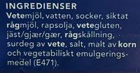 Skrgrdskaka Ingredients