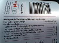 Grddkola Nutrition Label