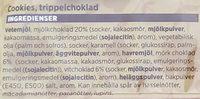 ICA Cookies, Trippelchoklad Ingredients