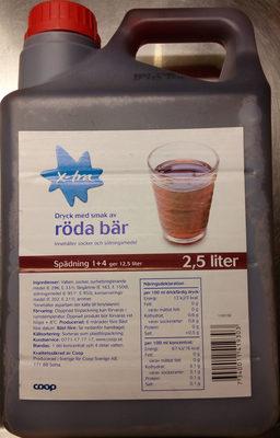 Coop X-tra Dryck Med Smak Av Rda Br
