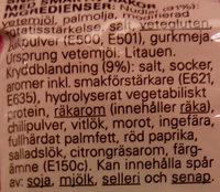 Eldorado Snabbnudlar Med Smak Av Rkor Ingredients