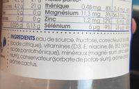 Citron / Cactus Ingredients