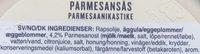 Eriks Parmesanss Ingredients