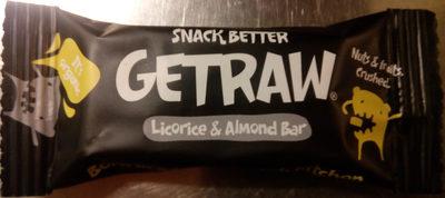Getraw Licorice & Almond Bar