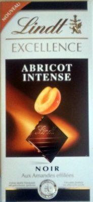 Lindt Excellence Abricot Intense Noir Aux Amandes Effiles