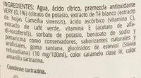 Very White Tea Ingredients