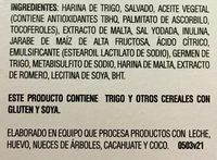 Habaneras Integrales Ingredients