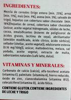 Special K Sabor Chocolate Ingredients
