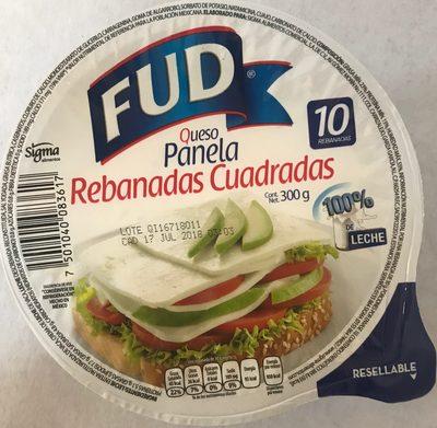 Queso Panela Rebanadas Cuadradas FUD