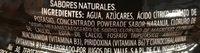 Powerade Ion 4 Naranja Ingredients