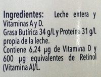 Leche Alpura Clsica Ingredients