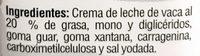 Media Crema GV Ingredients