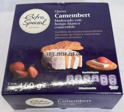 Queso Camembert Madurado Con Hongo Blanco Comestible