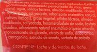 Queso Tipo Americano Aurrera Ingredients