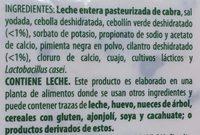 Flaveur Cebollin Y Cilantro Ingredients