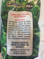 Harina Para Cachapas Ingredients