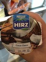 Hirz  Yogourt Avec Morceaux De Chocolat Et Noix De Coco Report Card