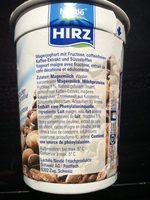 Yogourt Caf 0% Hirz Nestl 180 G, 2 Pices Ingredients