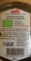 Miel De Fleurs Liquide Ingredients
