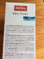 Mini-Twist Sel De Kambly Ingredients