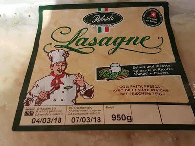 Lasagne Pinards & Ricotta