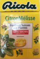 Ricola Citron Melisse Report Card