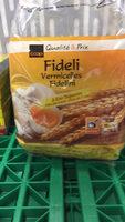 Qualit & Prix Fideli Vermicelles Fidelini Report Card