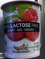 Yaourt Framboise Sans Lactose Report Card