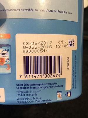 Aptamil Pronutra Lait De Suite