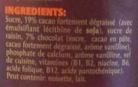 Caotina Original Ingredients