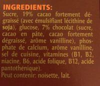 Caotina Surfin Ingredients