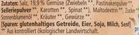 Bio-Gemsebrhe Ingredients