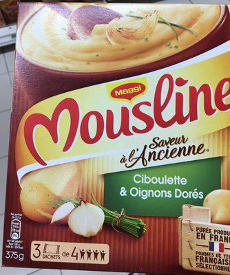 Mousline Saveur  L'Ancienne Ciboulette & Oignons Dors