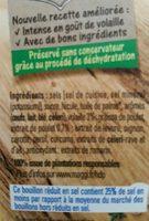 Bouillon Kub De Volaille (-25% De Sel) Ingredients